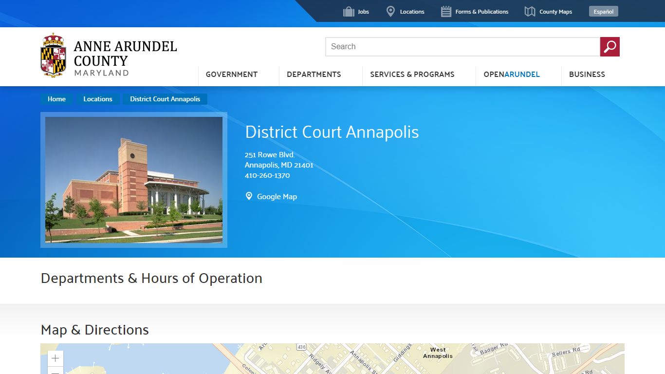 District Court Annapolis | Anne Arundel County, MD